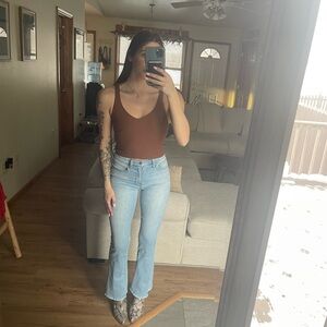 lululemon Brown Cropped Align Tank